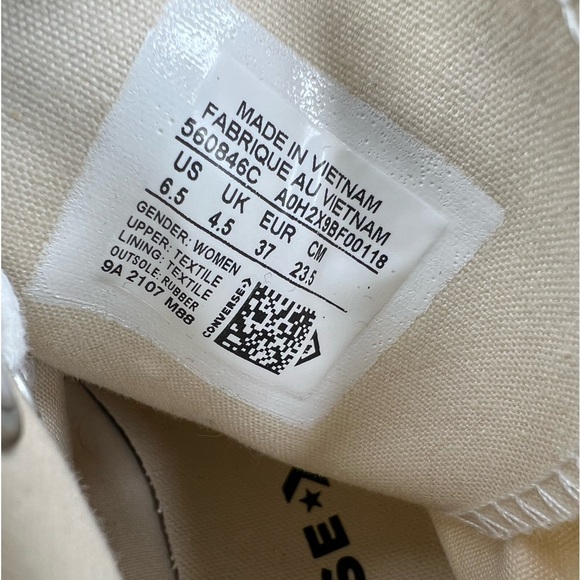 Converse Chuck Taylor All Star Lift Hi Women’s Size 6.5 Shoes - Picture 11 of 12